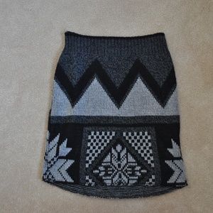 LF Fairisle Knit Tube Skirt